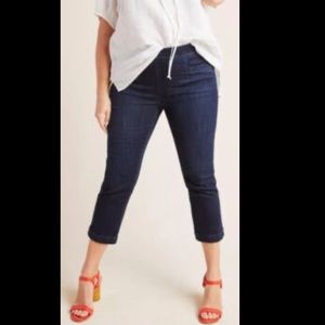 NWT- PILCRO AND THE LETTERPRESS by Anthropologie High Rise Denim Cropped Legging